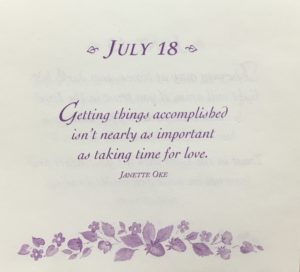 July 18 Quote - Message from Mom